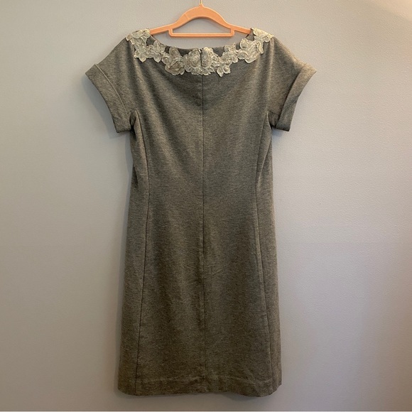 Trina Turk Grey Shift Dress Mini - Picture 3 of 7